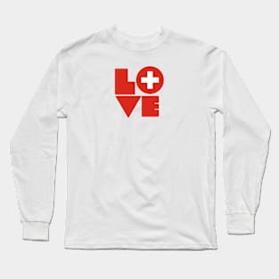 Show your LOVE for Switzerland Long Sleeve T-Shirt